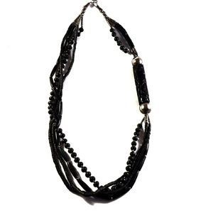 Fabulous Vintage multi strand chunky necklace.